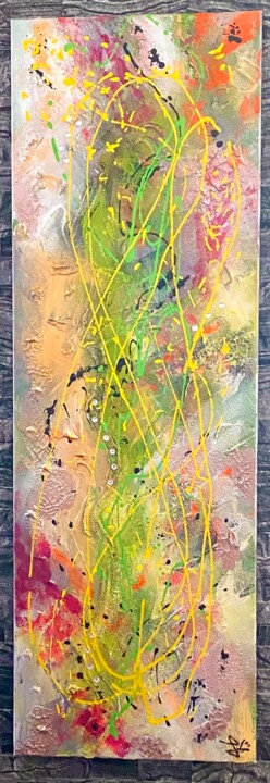 Peinture intitulée "Amore all’infinito" par Lucia Chiapuzzi (Akemi Airi), Œuvre d'art originale, Acrylique Monté sur Panneau…