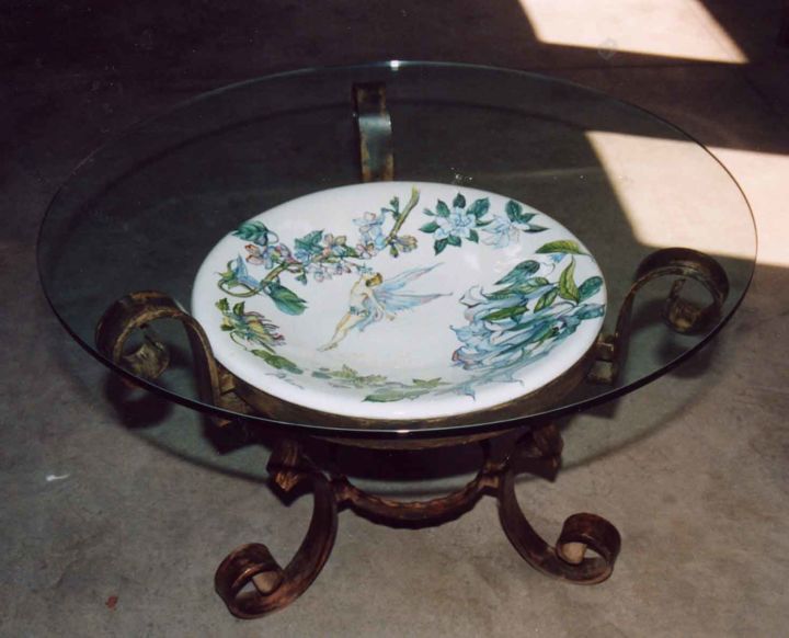 Design titled "tavolino in bronzo…" by Lucia Mazzoni, Original Artwork, Furniture