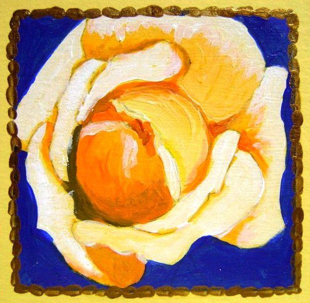 Pintura titulada "Flor 1" por Lucía Iglesias, Obra de arte original