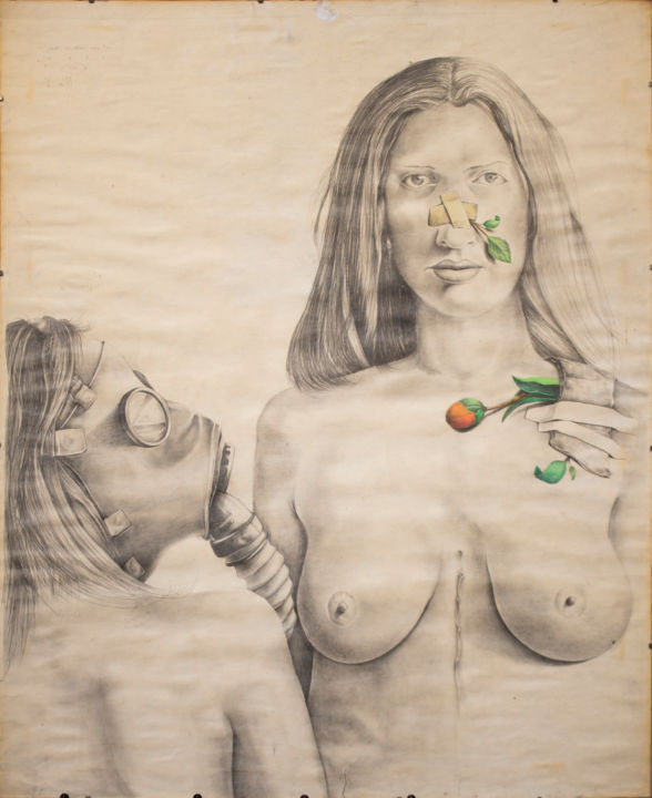 Drawing titled "'"Generation Androg…" by Lucian Szekely-Rafan, Original Art, Pencil