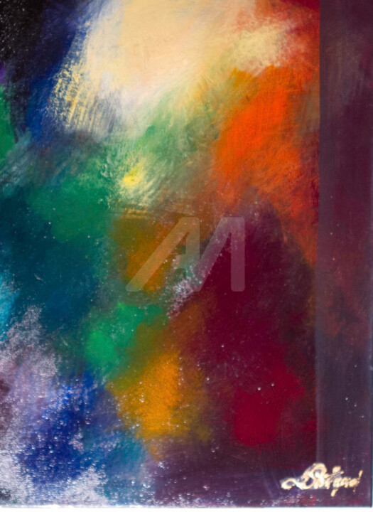 Pittura intitolato "Finestra colore 3" da Luciano Stuttgard, Opera d'arte originale, Acrilico
