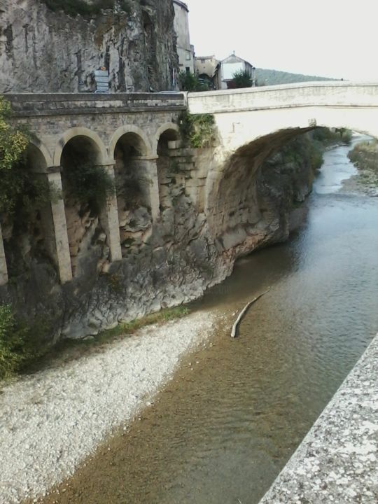 Photography titled "L'Ouveze Vaison  la…" by Lucie Lucy, Original Artwork