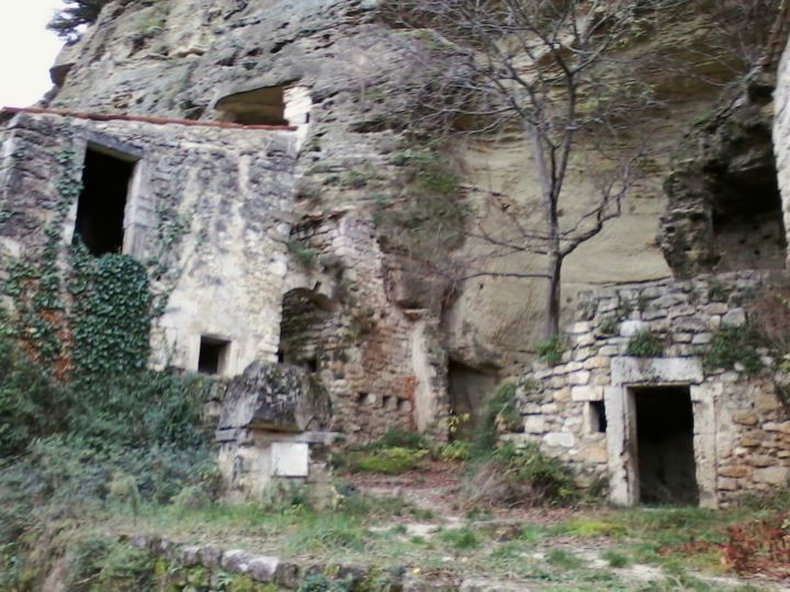 "Maison Troglodyte" başlıklı Fotoğraf Lucie Lucy tarafından, Orijinal sanat