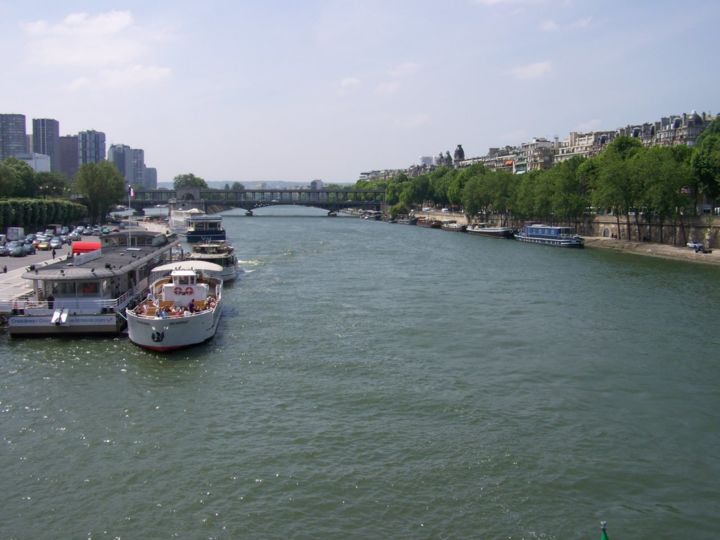 Fotografia zatytułowany „La Seine” autorstwa Lucie Lucy, Oryginalna praca