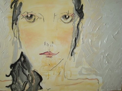 Painting titled "Taline Aynilian" by Lucie Abdalian, Original Artwork