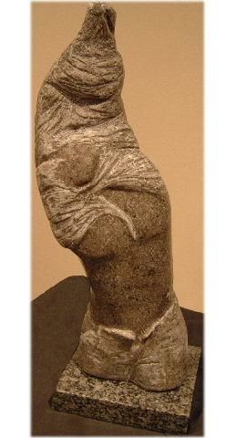 Sculpture intitulée "Tornade" par Lucie Dorion, Œuvre d'art originale, Pierre