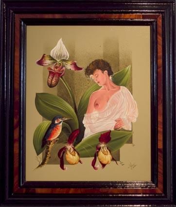 Картина под названием "Bouquet garni" - Lucien Thunus, Подлинное произведение искусства
