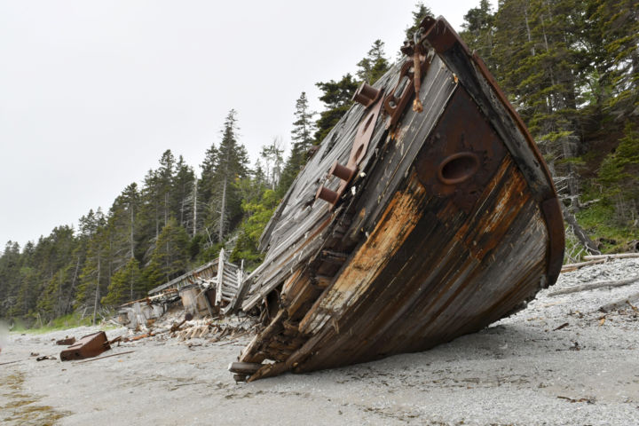 Photographie intitulée "L'Île d'Anticosti" par Lucien Duhamel, Œuvre d'art originale