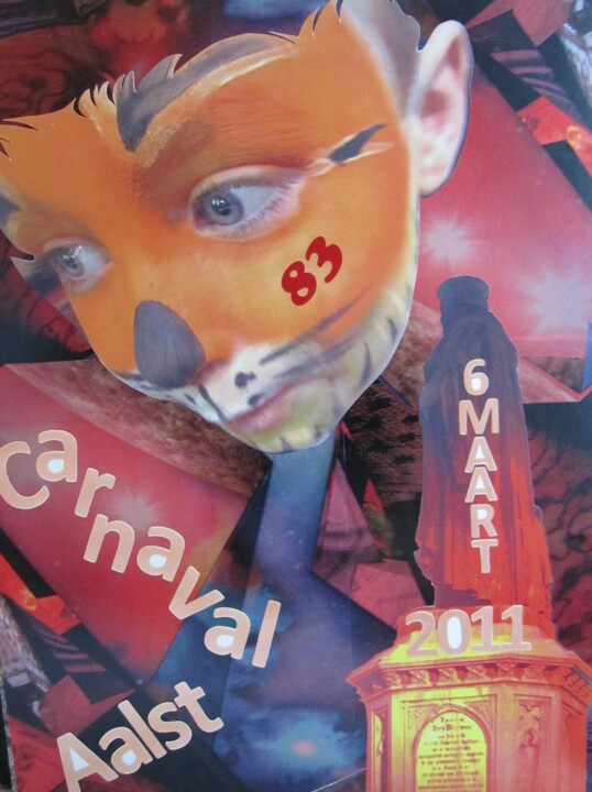 Arte digital titulada "Carnaval Aalst 2011" por Lucienne Van Sande, Obra de arte original