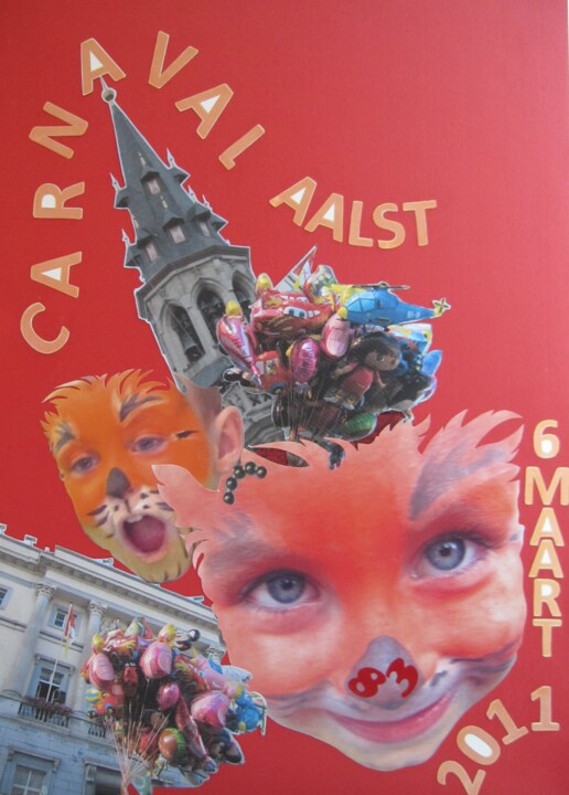 Arte digital titulada "Carnaval Aalst 2011…" por Lucienne Van Sande, Obra de arte original
