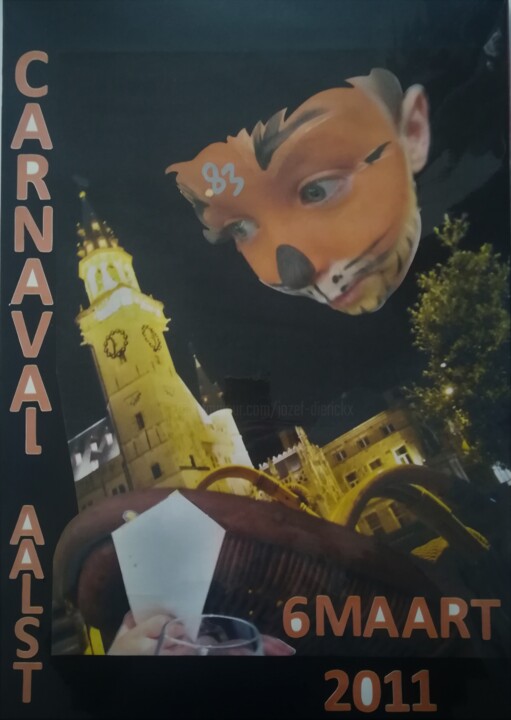 Arts numériques intitulée "aalst-carnaval 2011…" par Lucienne Van Sande, Œuvre d'art originale