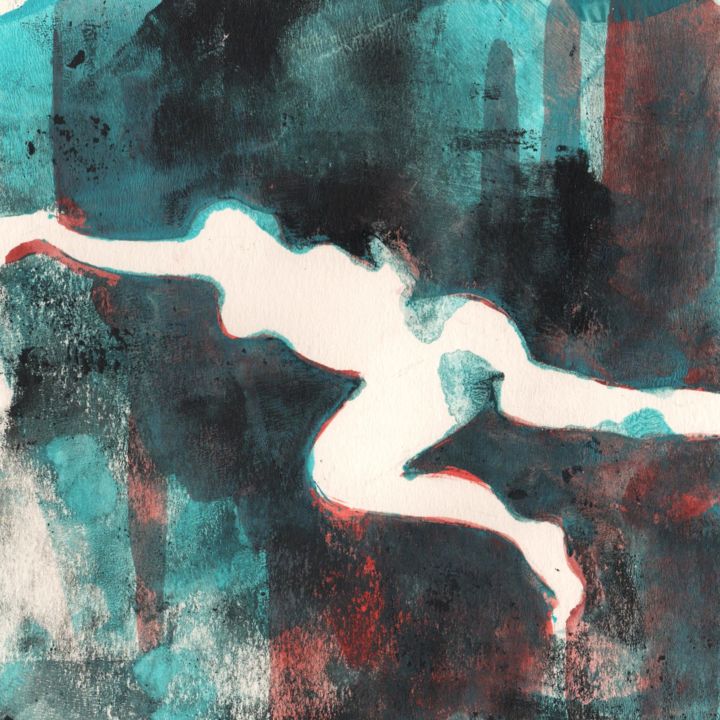 Peinture intitulée "eðli 3.jpg" par Lucie Tissier, Œuvre d'art originale,