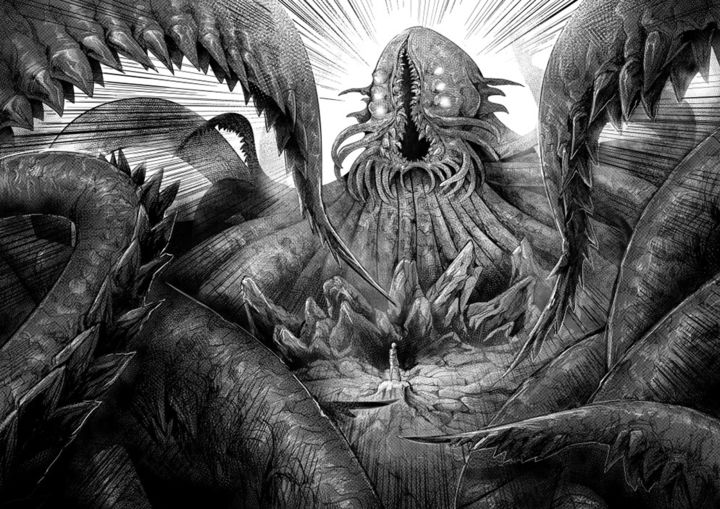 Картина под названием "demon-boss-in-chp-1…" - Luciferyee0102, Подлинное произведение искусства