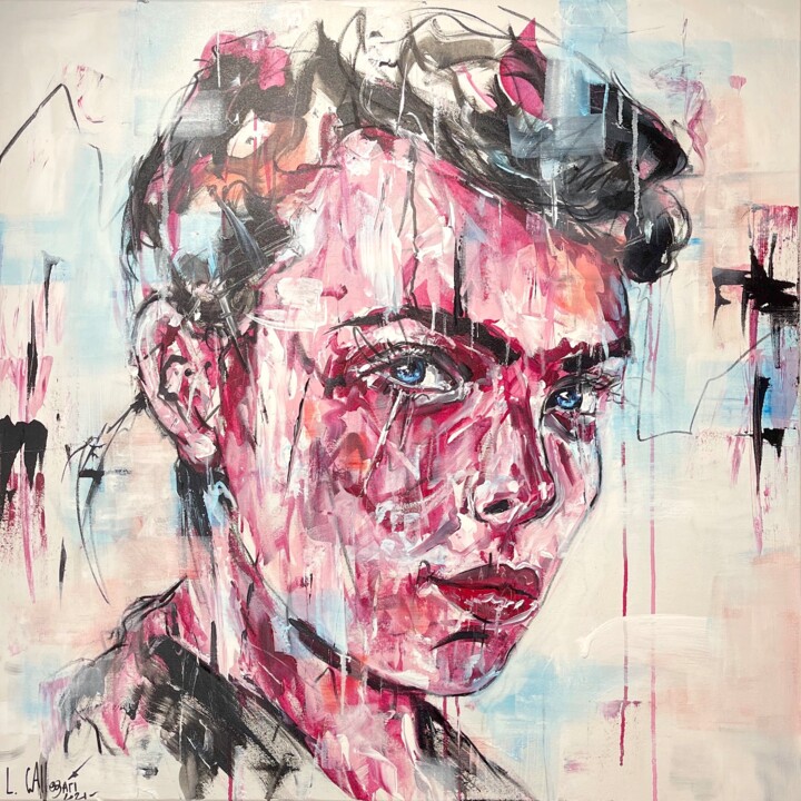 Peinture intitulée "You lose control" par Lucile Callegari, Œuvre d'art originale, Acrylique Monté sur Châssis en bois