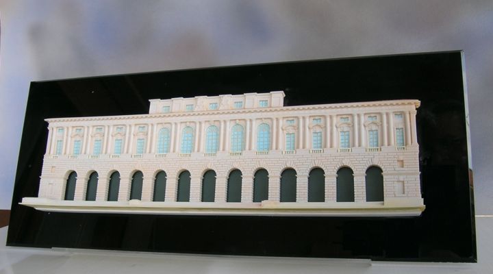 Handwerk mit dem Titel "Palazzo della Gran…" von Historical Architectural Models, Original-Kunstwerk