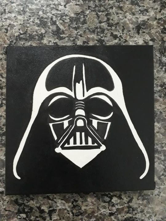 Pintura intitulada "darth-vader.jpg" por Luckas Lopes, Obras de arte originais