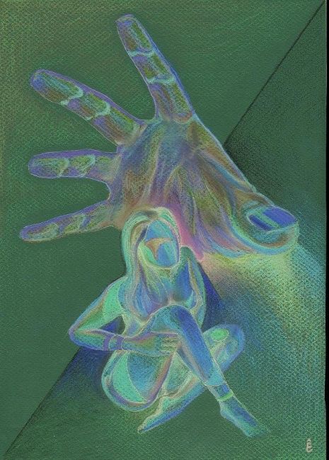 Schilderij getiteld "aurore 6" door Oss, Origineel Kunstwerk