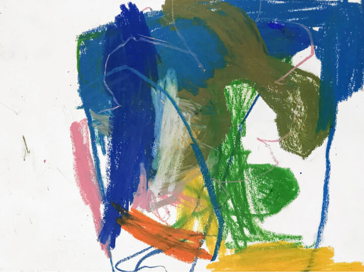 Dessin intitulée "COMBINATION APPROAC…" par Luc Pierre, Œuvre d'art originale, Pastel
