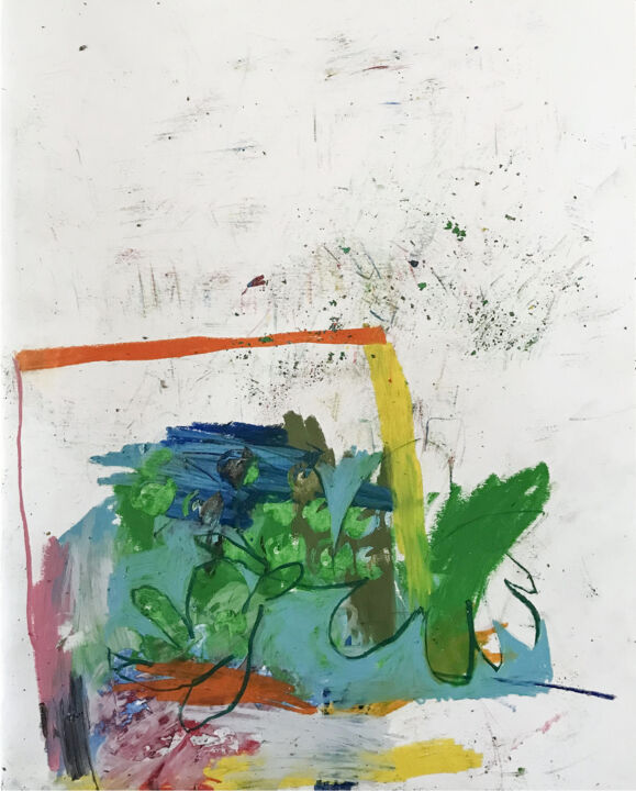 Dessin intitulée "181021" par Luc Pierre, Œuvre d'art originale, Pastel