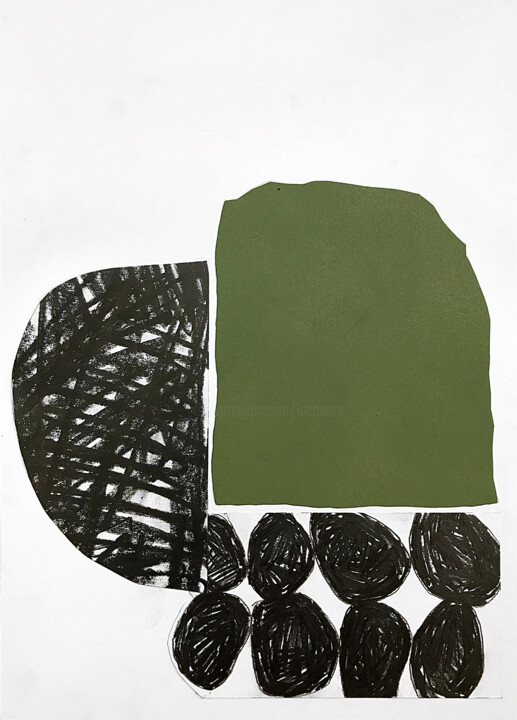 Tekening getiteld "VARIABLE GEOMETRY W…" door Luc Pierre, Origineel Kunstwerk, Pastel
