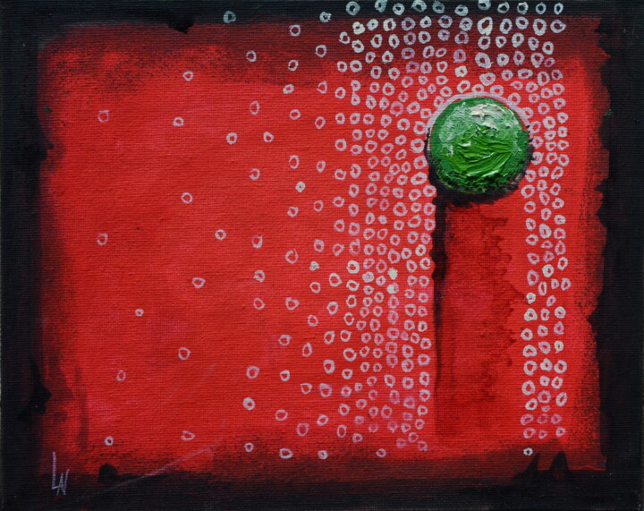 Malarstwo zatytułowany „Virus” autorstwa Ludovic Lan, Oryginalna praca, Olej