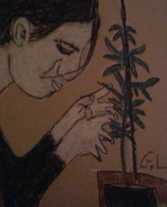 「culture」というタイトルの描画 Ludovic Grumelによって, オリジナルのアートワーク, 鉛筆