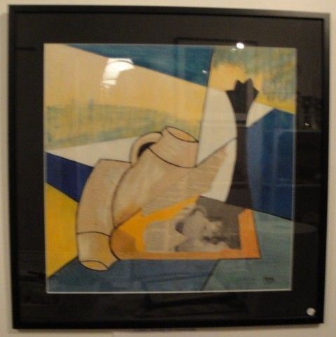 Painting titled "le bain" by Lugez Marcelle, Original Artwork
