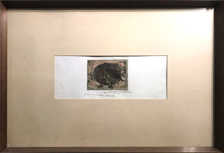 Gravures & estampes intitulée "Senza titolo" par Luigi Bartolini, Œuvre d'art originale