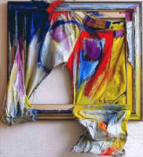 Pittura intitolato "finestra" da Luigi De Giovanni, Opera d'arte originale