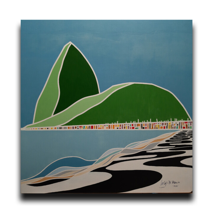 绘画 标题为“Shapes of Rio marve…” 由Luigi Di Mauro, 原创艺术品, 丙烯