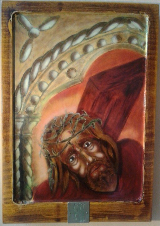 Pittura intitolato "immagine1-via-cruci…" da Luigi Gentile, Opera d'arte originale