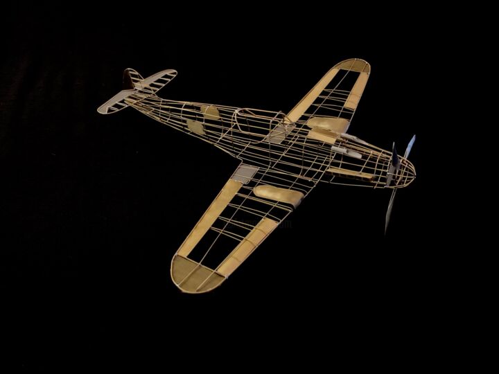 Design intitulada "Messerschmitt BF-109" por Luigi Lupini, Obras de arte originais, Metais