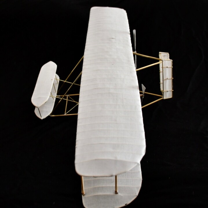 Sculpture intitulée "Wright Flyer" par Luigi Lupini, Œuvre d'art originale, Métaux