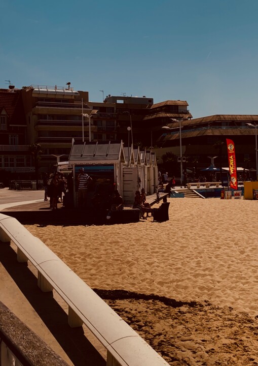 Fotografie getiteld "Plage d'Arcachon, j…" door Luigi Pulgas-Lataste, Origineel Kunstwerk, Digitale fotografie