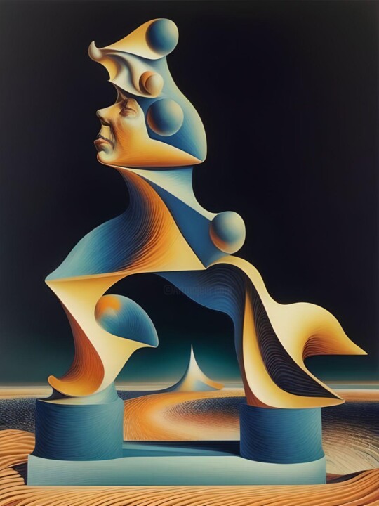 Digitale Kunst mit dem Titel "Reverse#29" von Luigi Fazio (Fazio's Concepts), Original-Kunstwerk, KI-generiertes Bild