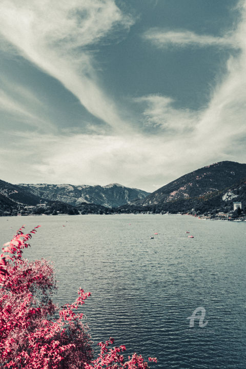 Fotografie getiteld "Mountain Lake II" door Luigi Veggetti, Origineel Kunstwerk, Digitale fotografie