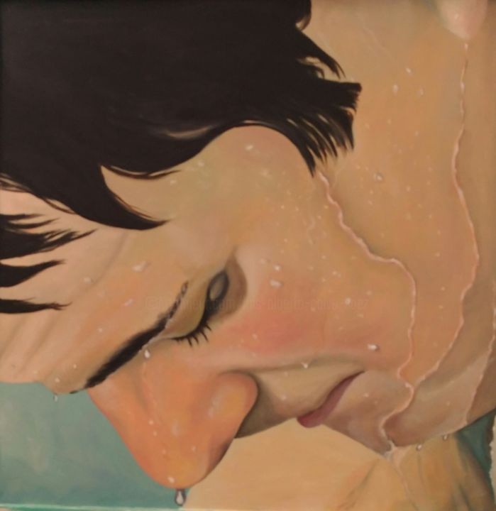 Картина под названием "A la lucha" - Lacasa, Подлинное произведение искусства, Масло