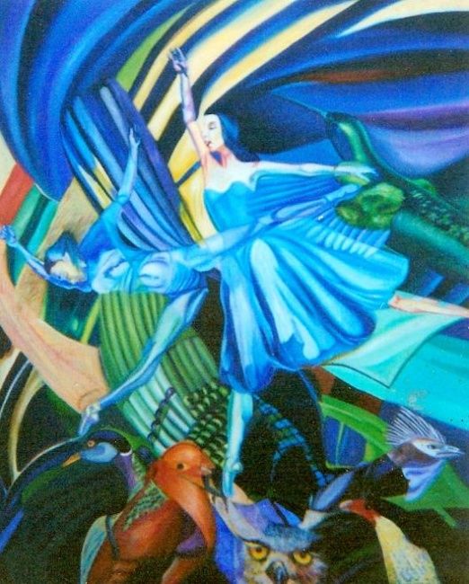 Pittura intitolato "sin titulo" da Luis Blanco, Opera d'arte originale
