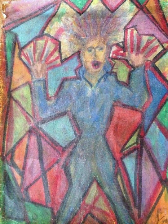 Painting titled "El Extreme" by Luis Chaluisan, Original Art, Pastel