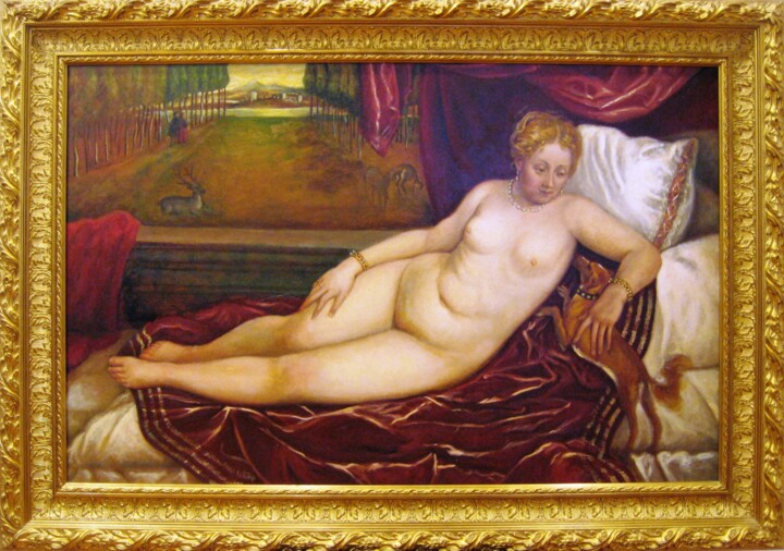 Painting titled "VENUS" by Luis Miguel Aparisi, Original Artwork, Oil