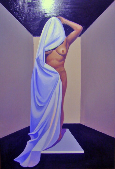 Peinture intitulée "SANS IDENTITÉ" par Luis Miguel Aparisi, Œuvre d'art originale, Acrylique Monté sur Châssis en bois
