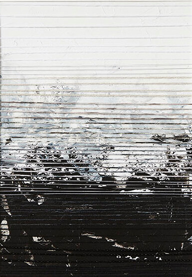 Sztuka tkaniny zatytułowany „niebla” autorstwa Luisa Grau, Oryginalna praca, Wątek