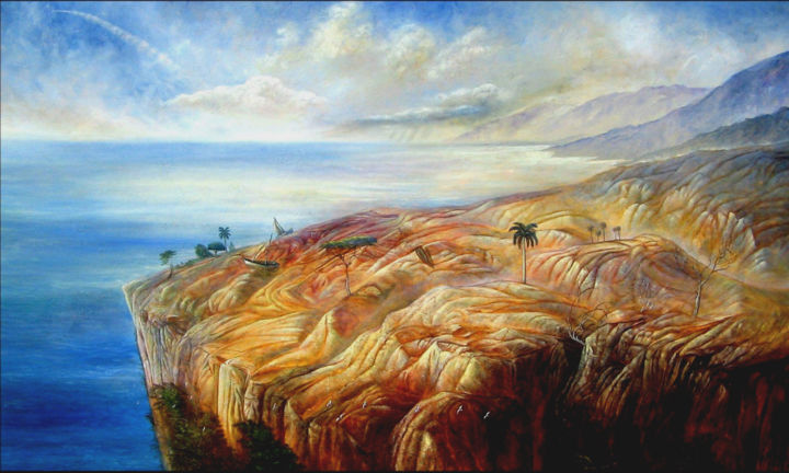 Malerei mit dem Titel "Marina III" von Luis Angel Alcolea, Original-Kunstwerk, Öl