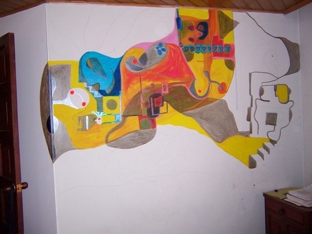Pintura titulada "momdos" por Luisa Matallana, Obra de arte original,