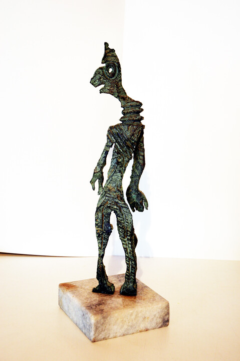 Sculptuur getiteld "Escultura" door Luís Soares, Origineel Kunstwerk, Bronzen