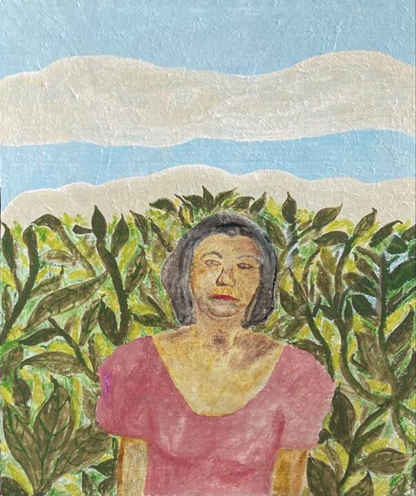 Pittura intitolato "Donna" da Luiz Macedo, Opera d'arte originale, Olio