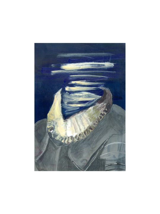 Painting titled "Knight's armor" by Luiza Barbu, Original Art, Acrylic