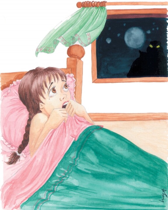 Pintura titulada "Assombração" por Luiza Estrella, Obra de arte original