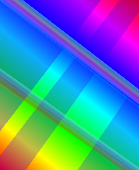 Digital Arts titled "Cool Space" by Luka Jagor, Original Art, Digital Painting