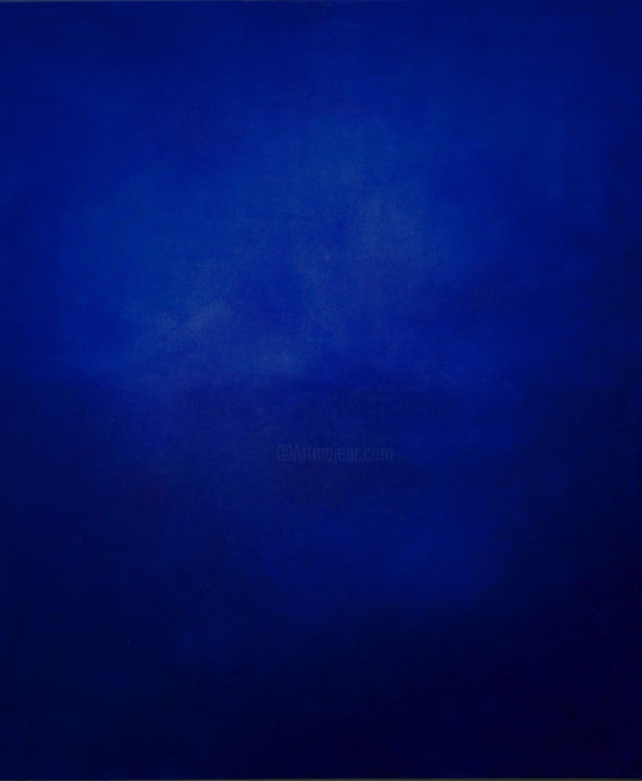 Pittura intitolato "The Blue Hour" da Marian Luniv, Opera d'arte originale, Olio